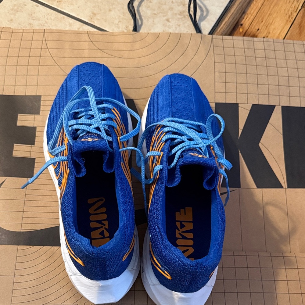 Nike Vibrant Blue and Orange Athletic Shoes